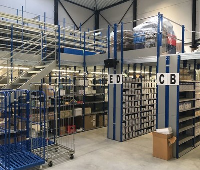 Multilevel - magazijninrichting - magazijnrekken - legbordstelling